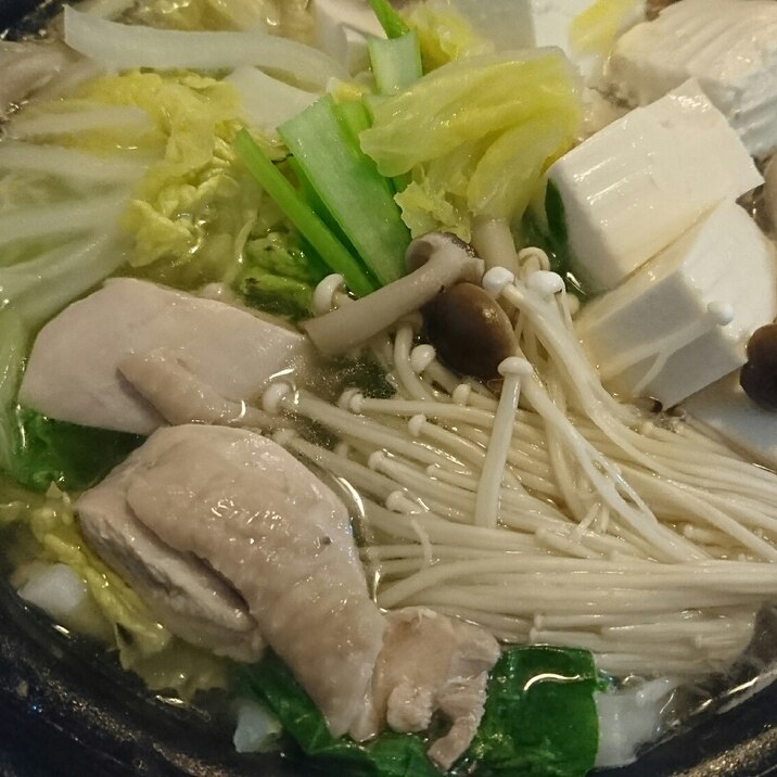 鶏なべ